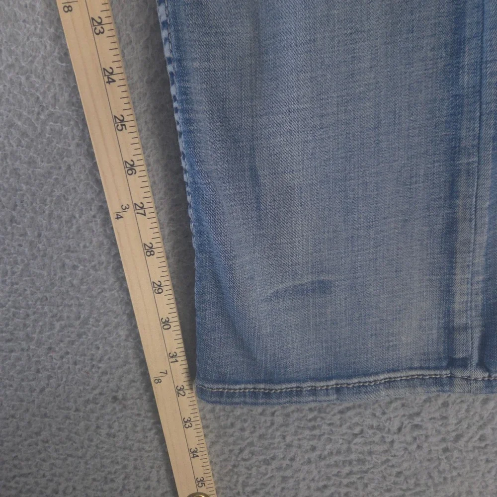 BKE Jeans Men 29x32 Long Blue Aiden‎ Bootleg Stretch Medium Wash Whiskered Denim
